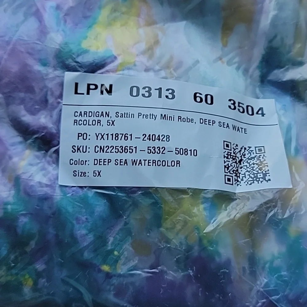 FABLETICS SATTIN MINI ROBE - Picture 4 of 4